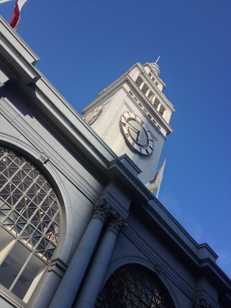Finally reached our destination: The Ferry Building 